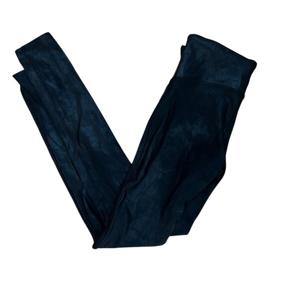 NWOT Spanx Faux Leather Metallic Camo Black Leggings – Sz S/P - Picture 3 of 6